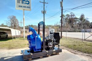 Self Priming Trash Pump with 49HP Perkins T4 Engine