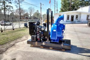 Self Priming Trash Pump with 49HP Perkins T4 Engine